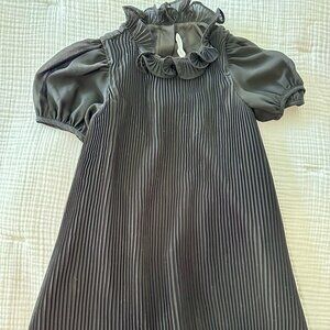 Janie and Jack - Pleated Chiffon Puff Sleeve Dress Size 5